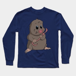 Blink the Star-Nosed Mole Long Sleeve T-Shirt